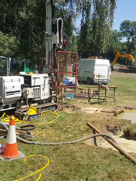 water well drilling work